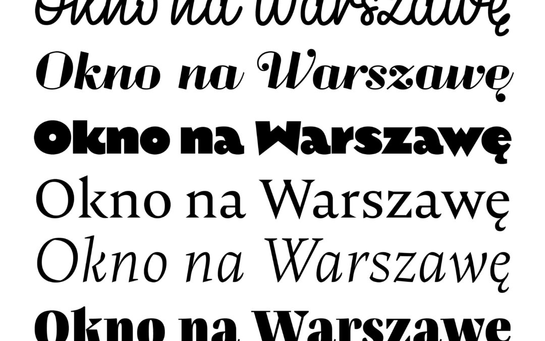 Litery z warszawskich ulic